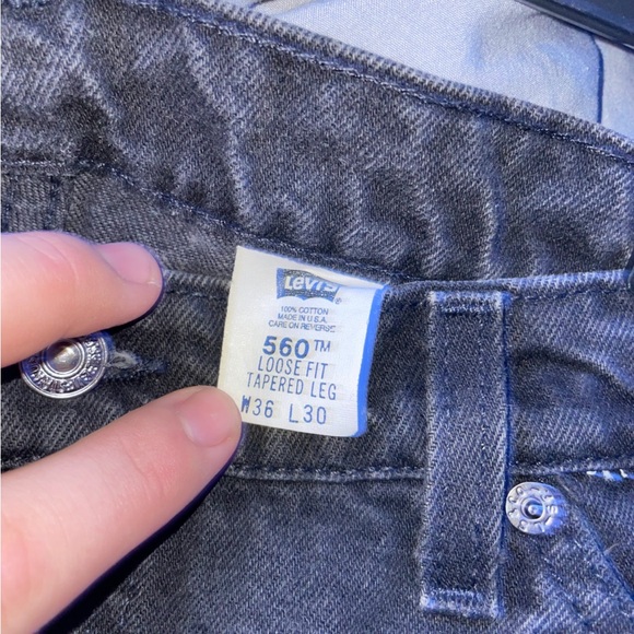 Vintage Levi’s Orange Tab Black Jeans - Picture 3 of 4